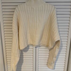 Banana Republic Cream Turtleneck Sweater